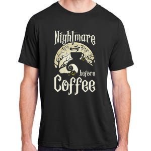 Cute Nightmare Before Coffee Halloween Funny Mug Gift Adult ChromaSoft Performance T-Shirt