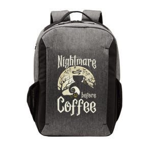 Cute Nightmare Before Coffee Halloween Funny Mug Gift Vector Backpack