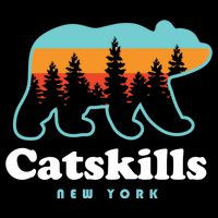 Catskills Ny Bear Mountains Camping Hiking New York Gift Drawstring Bag
