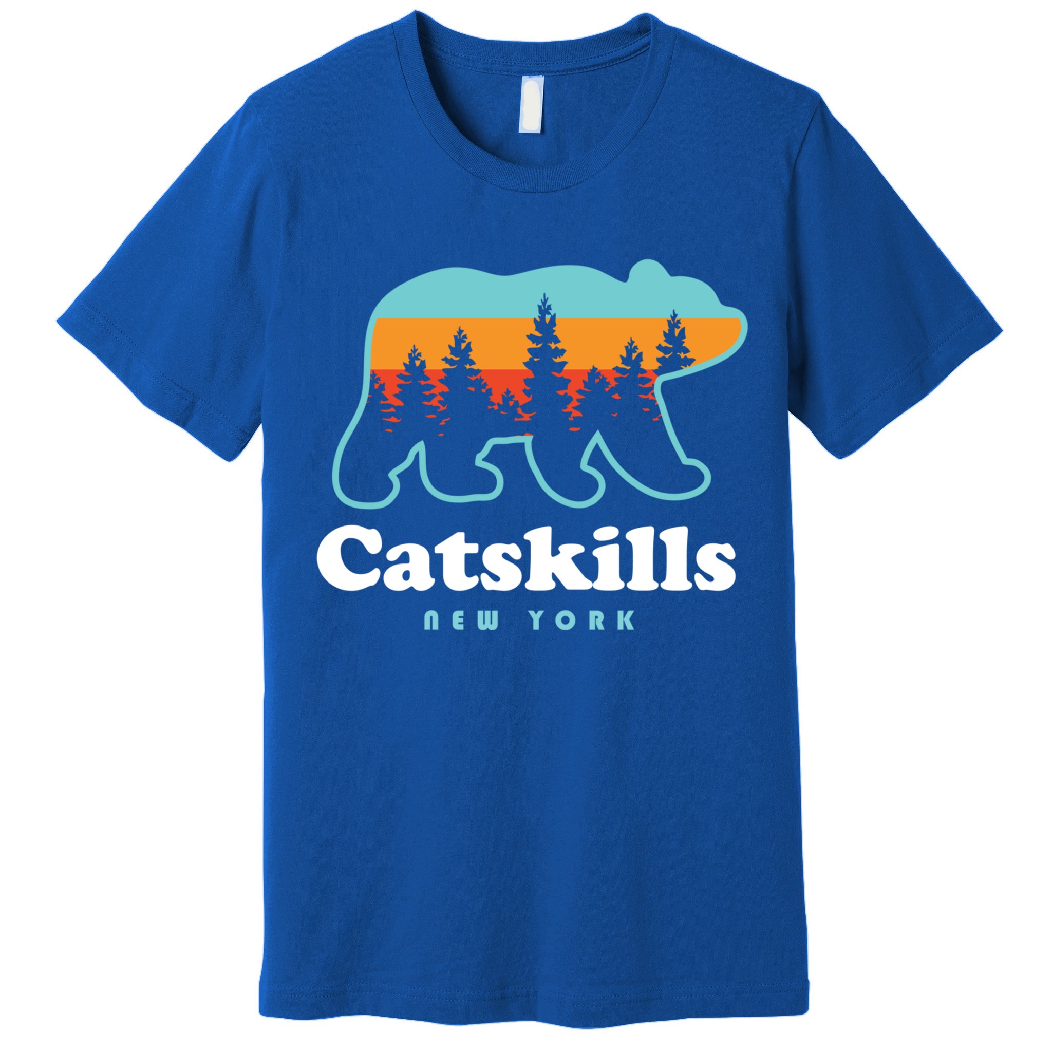 Catskills Ny Bear Mountains Camping Hiking New York Gift Premium T-Shirt