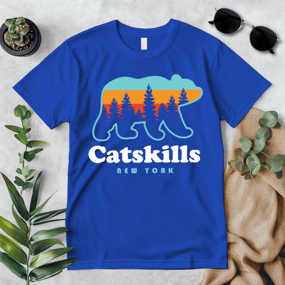 Catskills Ny Bear Mountains Camping Hiking New York Gift Premium T-Shirt