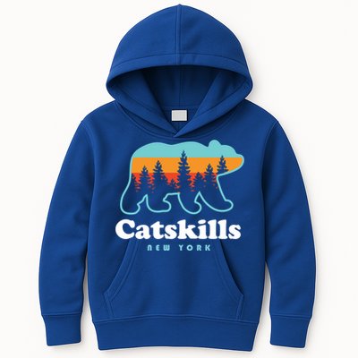 Catskills Ny Bear Mountains Camping Hiking New York Gift Kids Hoodie