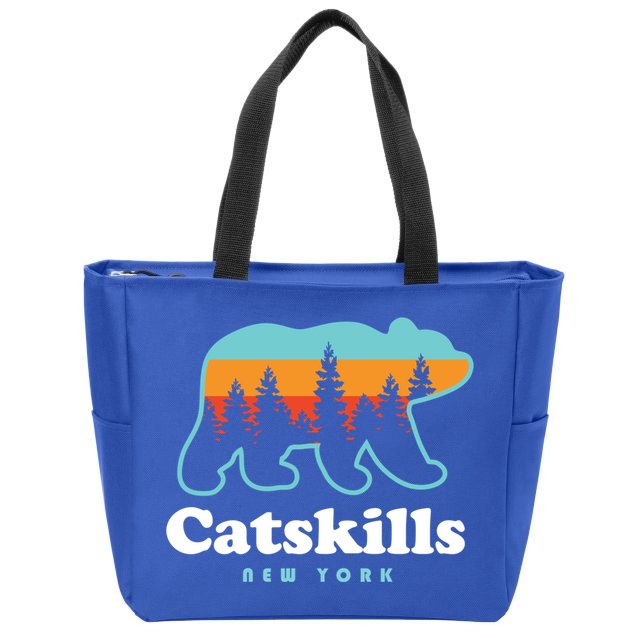 Catskills Ny Bear Mountains Camping Hiking New York Gift Zip Tote Bag