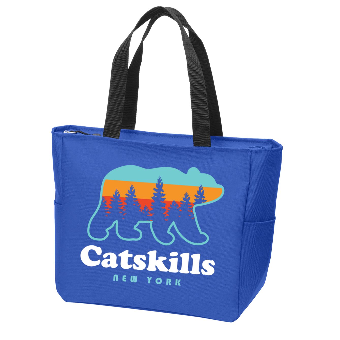 Catskills Ny Bear Mountains Camping Hiking New York Gift Zip Tote Bag