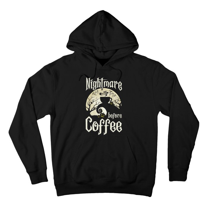 Cute Nightmare Before Coffee Halloween Funny Mug Gift Hoodie