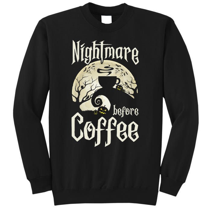 Cute Nightmare Before Coffee Halloween Funny Mug Gift Sweatshirt