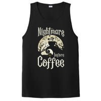 Cute Nightmare Before Coffee Halloween Funny Mug Gift PosiCharge Competitor Tank