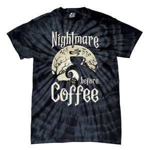 Cute Nightmare Before Coffee Halloween Funny Mug Gift Tie-Dye T-Shirt