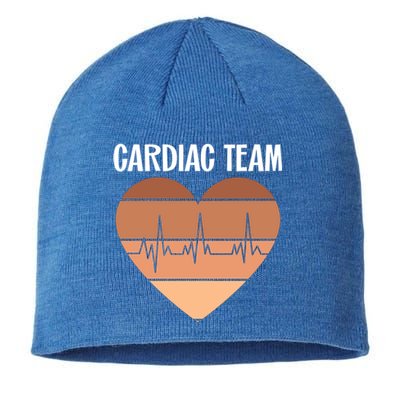 Cardiac Nurse Black History Cna Team Cardiovascular Week Cool Gift Sustainable Beanie