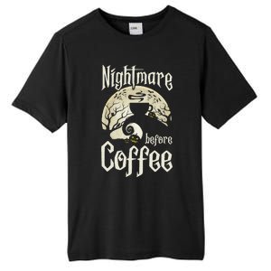 Cute Nightmare Before Coffee Halloween Funny Mug Gift Tall Fusion ChromaSoft Performance T-Shirt