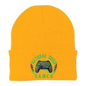 Cool Natural Born Gamer Knit Cap Winter Beanie