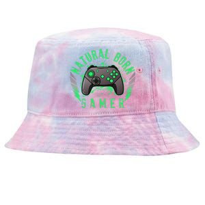 Cool Natural Born Gamer Tie-Dyed Bucket Hat