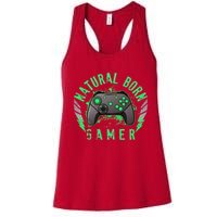 Cool Natural Born Gamer Womens Tank Top