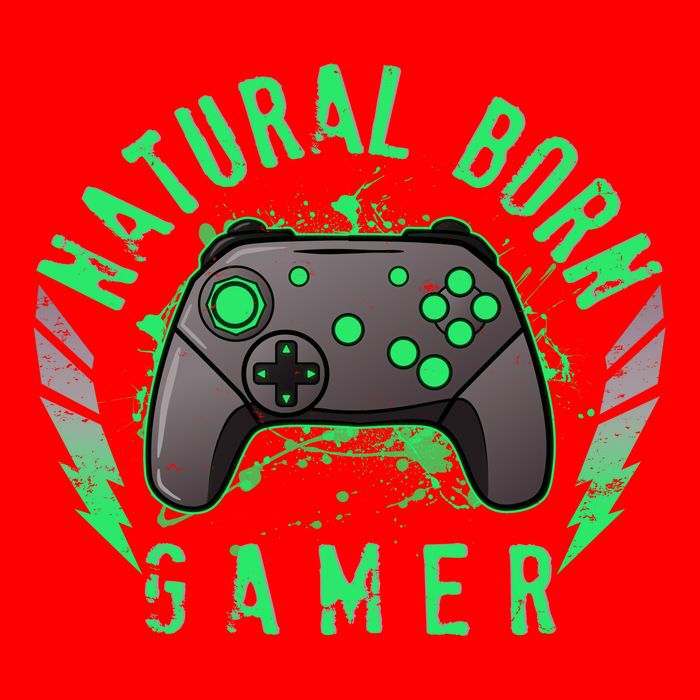 Cool Natural Born Gamer Womens Tank Top