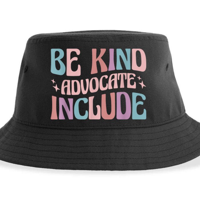 Celebrate Neurodiversity Be Kind Advocate Include Funny Gift Sustainable Bucket Hat