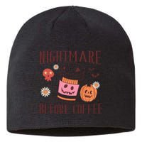 Cute Nightmare Before Coffee Halloween Funny Mug Gift Sustainable Beanie