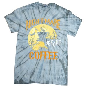 Cute Nightmare Before Coffee Halloween Funny Mug Gift  Tie-Dye T-Shirt