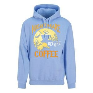 Cute Nightmare Before Coffee Halloween Funny Mug Gift  Unisex Surf Hoodie