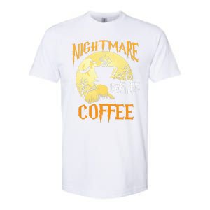 Cute Nightmare Before Coffee Halloween Funny Mug Gift  Softstyle CVC T-Shirt