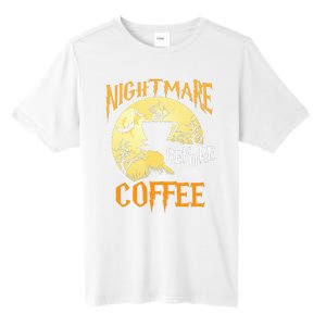 Cute Nightmare Before Coffee Halloween Funny Mug Gift  Tall Fusion ChromaSoft Performance T-Shirt