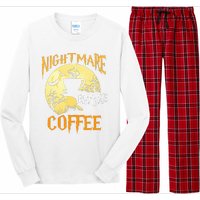 Cute Nightmare Before Coffee Halloween Funny Mug Gift  Long Sleeve Pajama Set