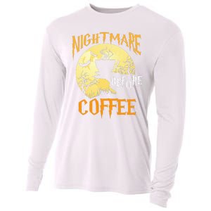 Cute Nightmare Before Coffee Halloween Funny Mug Gift  Cooling Performance Long Sleeve Crew