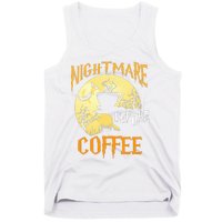 Cute Nightmare Before Coffee Halloween Funny Mug Gift  Tank Top