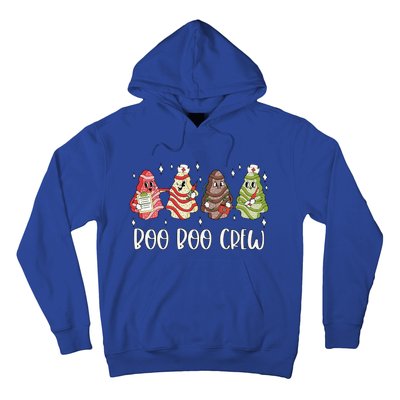 Christmas Nurse Boo Boo Crew Tree Cake Xmas Nursing Hoodie