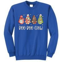 Christmas Nurse Boo Boo Crew Tree Cake Xmas Nursing Sweatshirt