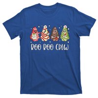 Christmas Nurse Boo Boo Crew Tree Cake Xmas Nursing T-Shirt