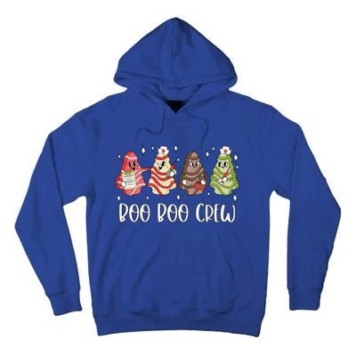 Christmas Nurse Boo Boo Crew Tree Cake Xmas Nursing Tall Hoodie