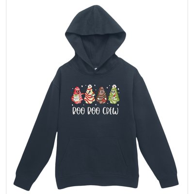 Christmas Nurse Boo Boo Crew Tree Cake Xmas Nursing Urban Pullover Hoodie