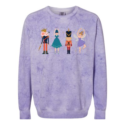 Christmas Nutcracker Ballet Nutcracker Colorblast Crewneck Sweatshirt