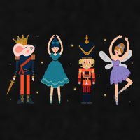 Christmas Nutcracker Ballet Nutcracker Ladies PosiCharge Tri-Blend Wicking Tank