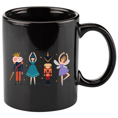 Christmas Nutcracker Ballet Nutcracker 11oz C Handle Ceramic Mug