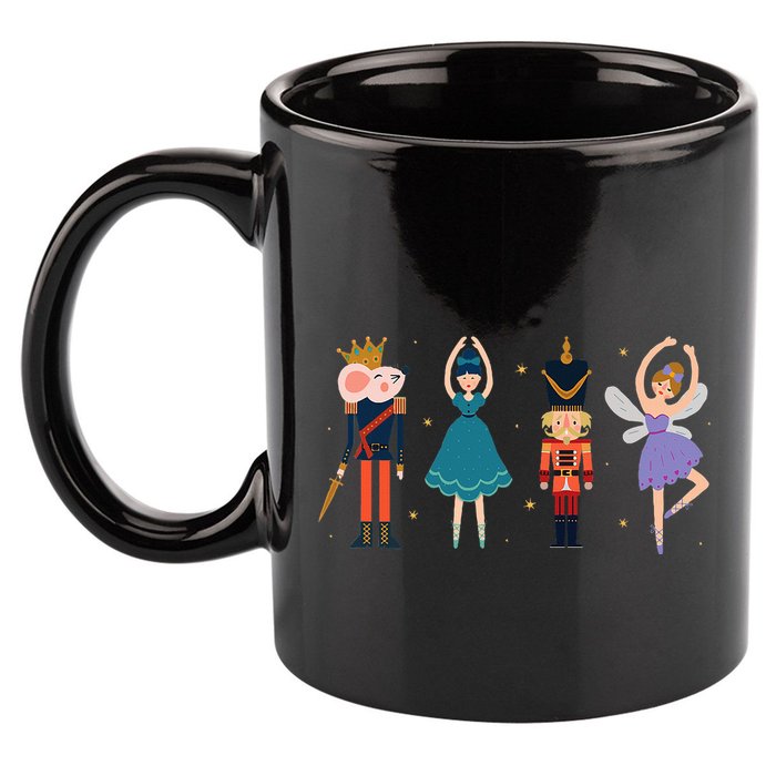 Christmas Nutcracker Ballet Nutcracker 11oz C Handle Ceramic Mug