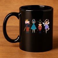 Christmas Nutcracker Ballet Nutcracker 11oz C Handle Ceramic Mug