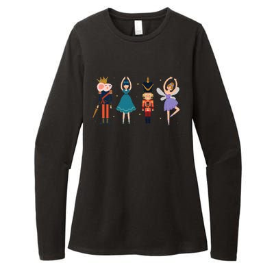 Christmas Nutcracker Ballet Nutcracker Womens CVC Long Sleeve Shirt