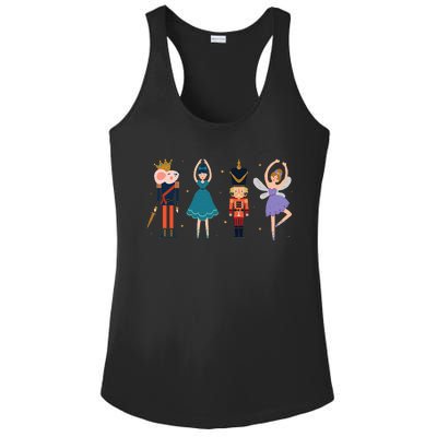 Christmas Nutcracker Ballet Nutcracker Ladies PosiCharge Competitor Racerback Tank