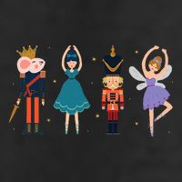 Christmas Nutcracker Ballet Nutcracker 25L Jumbo Tote