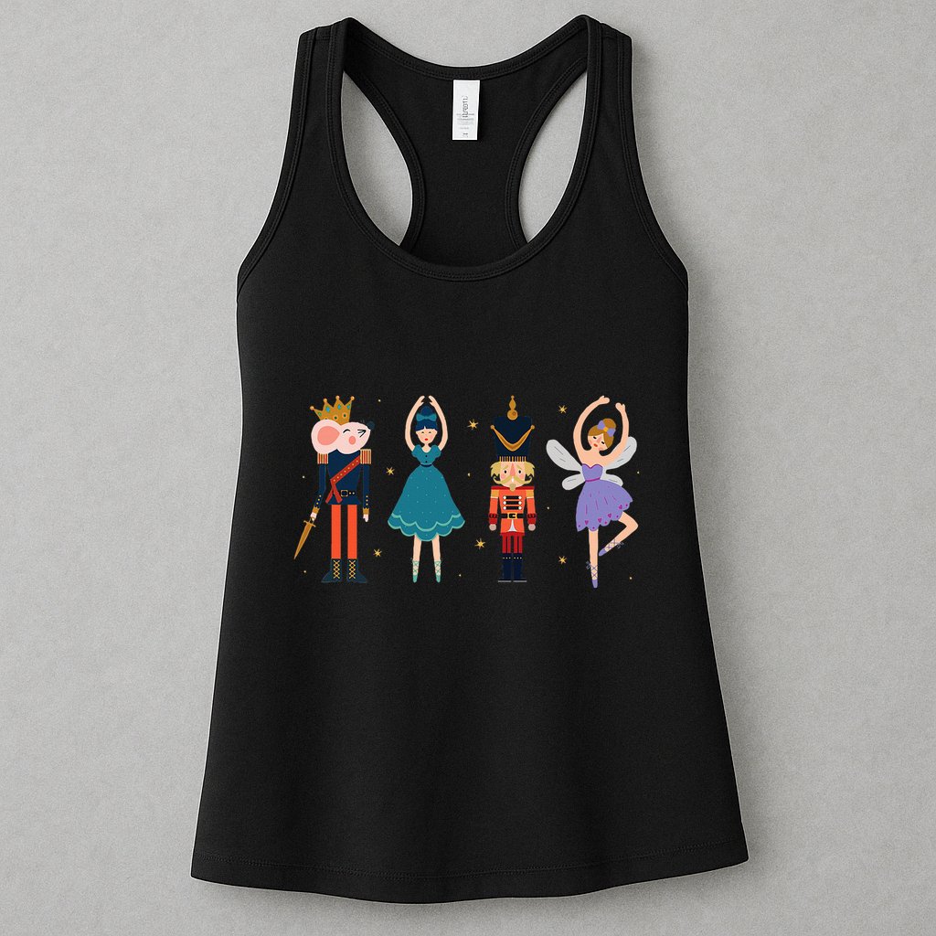 Christmas Nutcracker Ballet Nutcracker Womens Tank Top