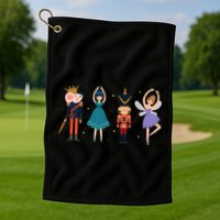 Christmas Nutcracker Ballet Nutcracker Golf Towel
