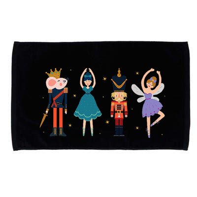 Christmas Nutcracker Ballet Nutcracker Microfiber Hand Towel