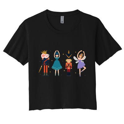 Christmas Nutcracker Ballet Nutcracker Crop Top