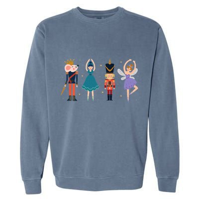 Christmas Nutcracker Ballet Nutcracker Garment-Dyed Sweatshirt