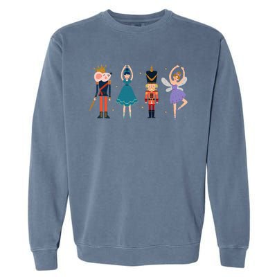 Christmas Nutcracker Ballet Nutcracker Garment-Dyed Sweatshirt