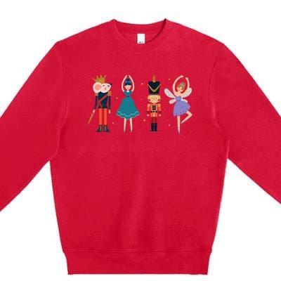 Christmas Nutcracker Ballet Nutcracker Premium Crewneck Sweatshirt