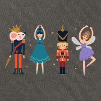 Christmas Nutcracker Ballet Nutcracker Cotton Canvas Backpack