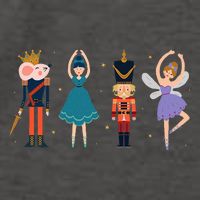 Christmas Nutcracker Ballet Nutcracker Vector Backpack