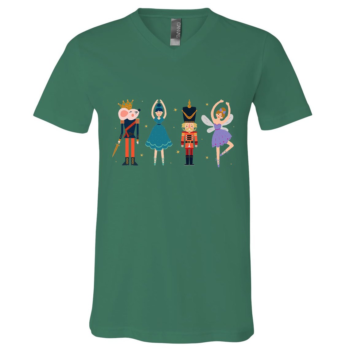 Christmas Nutcracker Ballet Nutcracker V-Neck T-Shirt